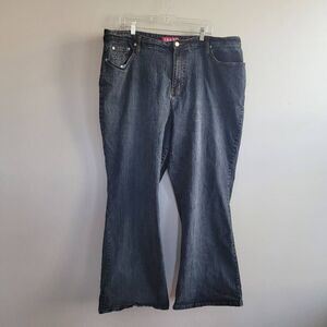 Vintage y2k straight leg jeans dark wash everyday denim streetwear gyaru